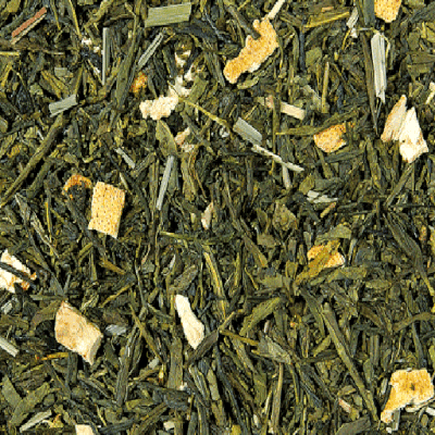 Sencha Lemon Bio – frischer Grüntee mit Zitrone und Zitronengras