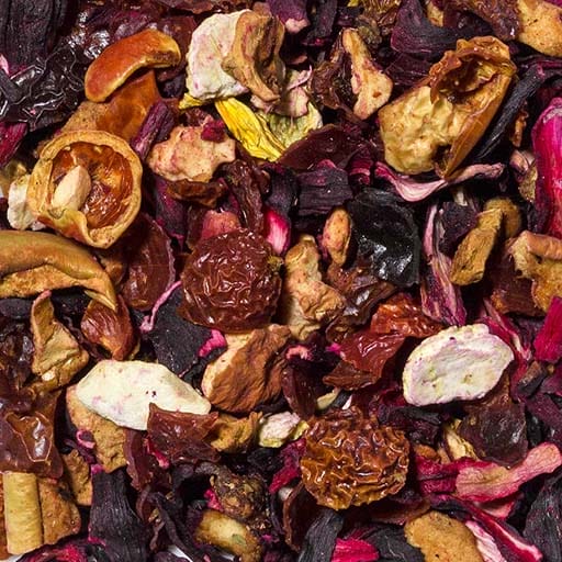 Fruchtgarten Tee – fruchtig-süßer Früchtetee mit Aprikose, Pfirsich und Apfel