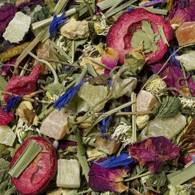 Frauenpower Tee – naturbelassene Kräuter-Früchtemischung mit Frauenmantel, Schafgarbe und Lavendel