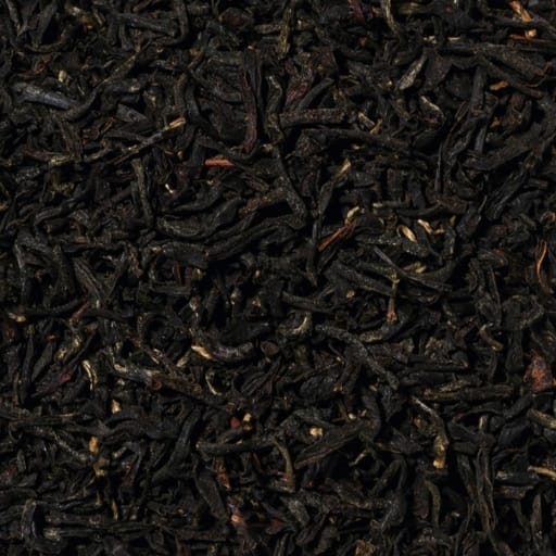 Assam FTGFOP1 Chardwar BIO mit schwarzen Teeblättern mit goldenen Tips