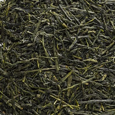 Japan Miyazaki Gyokuro Bio – tiefgrüne, glänzende Teeblätter