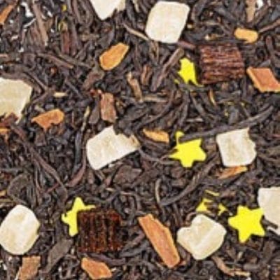 Schwarzteemischung Goldsternchen – winterlicher Tee mit blumig-würziger Aromatik
